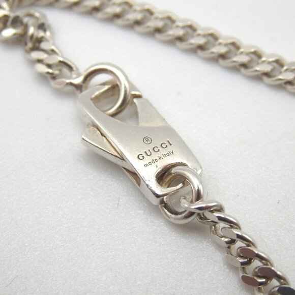 Authentic GUCCI Interlocking G Necklace Ag925 [Used] - Picture 7 of 7